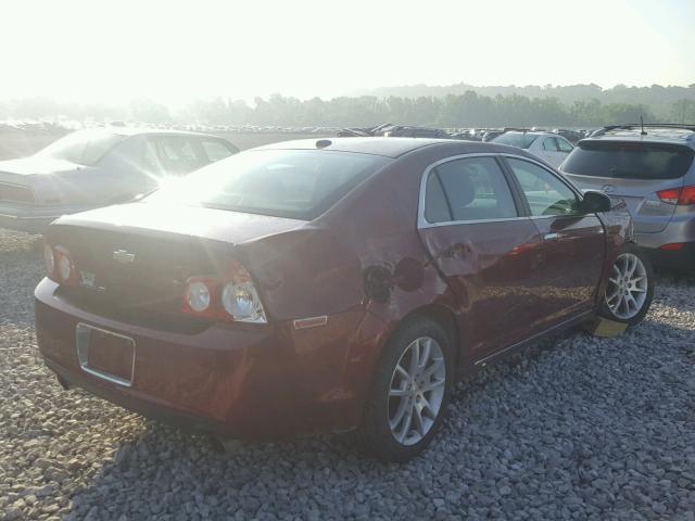 1G1ZE5E77AF114628 - 2010 CHEVROLET MALIBU LTZ წითელი ფოტო 4