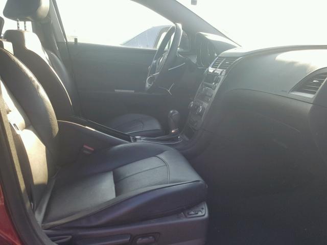 1G1ZE5E77AF114628 - 2010 CHEVROLET MALIBU LTZ წითელი ფოტო 5