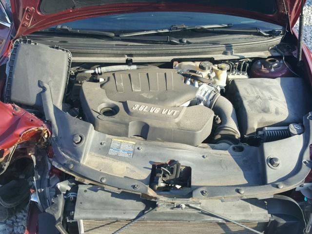 1G1ZE5E77AF114628 - 2010 CHEVROLET MALIBU LTZ წითელი ფოტო 7