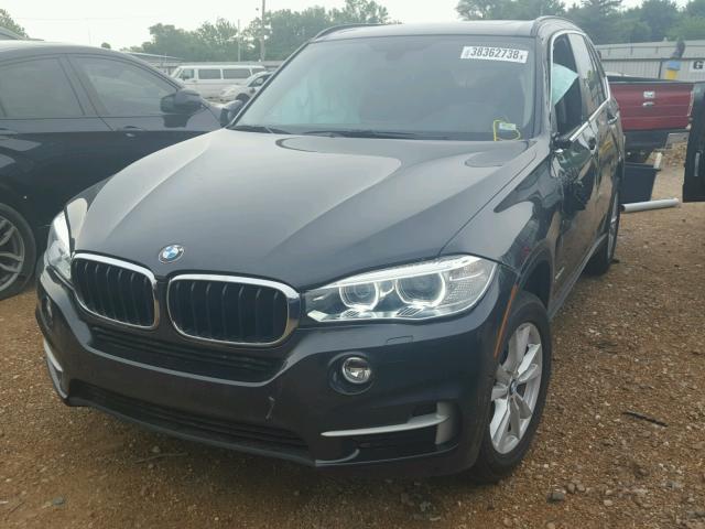 5UXKR0C53F0P09051 - 2015 BMW X5 XDRIVE3 GRAY photo 2