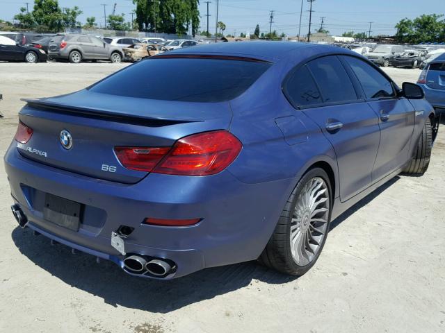 WBA6D6C5XHGK18388 - 2017 BMW 650 XI BLUE photo 4