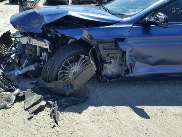 WBA6D6C5XHGK18388 - 2017 BMW 650 XI BLUE photo 9