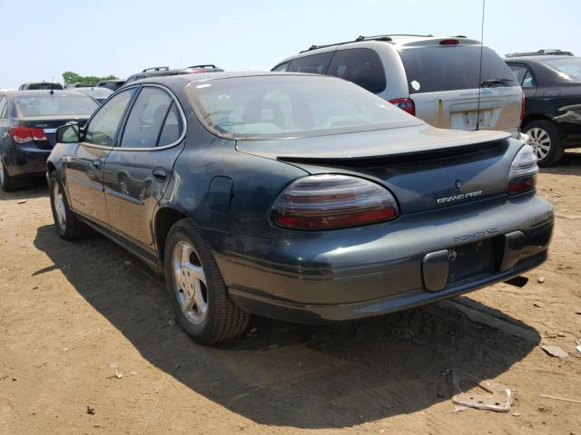 1G2WJ52M4WF276146 - 1998 PONTIAC GRAND PRIX GREEN photo 3