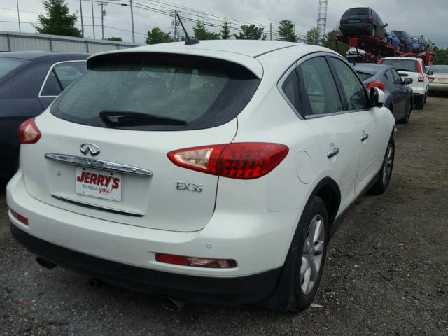 JN1AJ0HR3AM752096 - 2010 INFINITI EX35 BASE WHITE photo 4