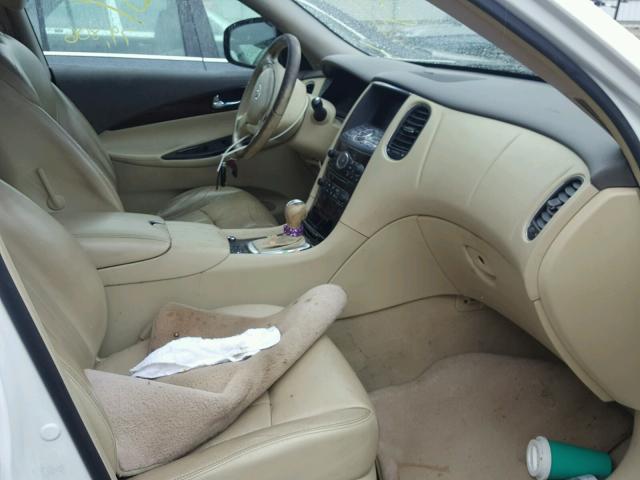 JN1AJ0HR3AM752096 - 2010 INFINITI EX35 BASE WHITE photo 5
