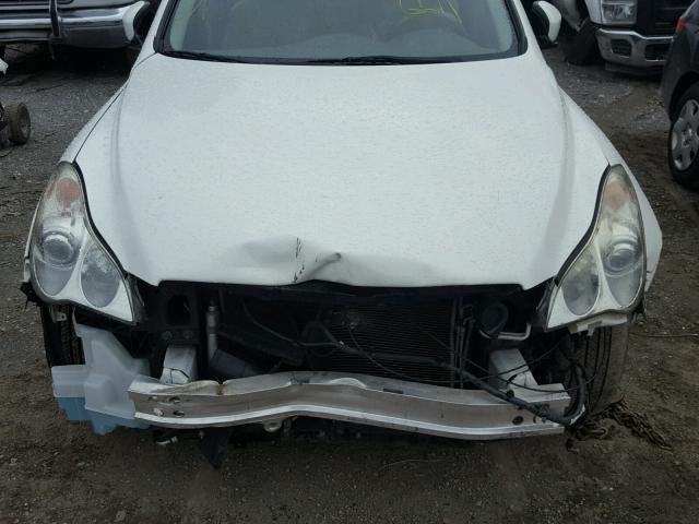 JN1AJ0HR3AM752096 - 2010 INFINITI EX35 BASE WHITE photo 7
