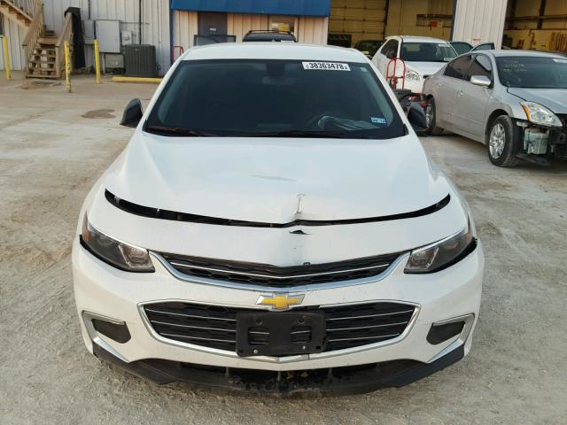 1G1ZB5ST8HF261237 - 2017 CHEVROLET MALIBU LS WHITE photo 9