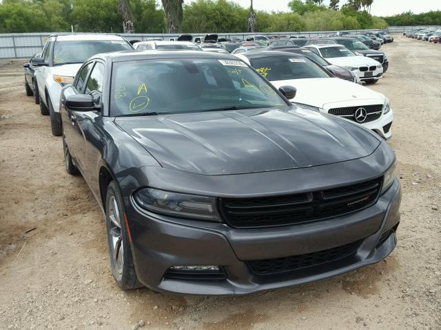 2C3CDXHG9FH897629 - 2015 DODGE CHARGER SX GRAY photo 1