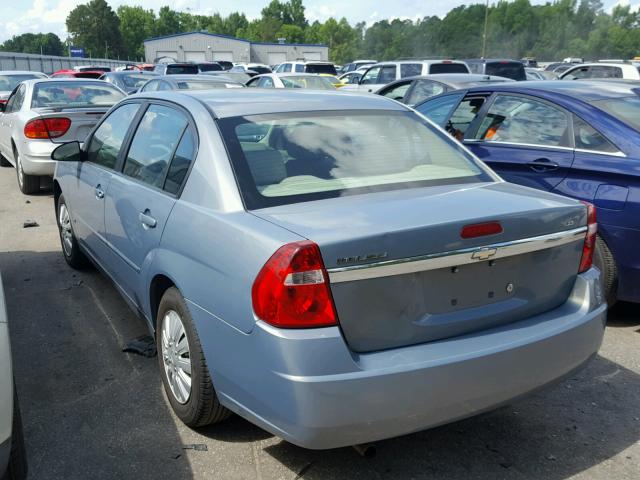 1G1ZS58F57F186366 - 2007 CHEVROLET MALIBU LS BLUE photo 3
