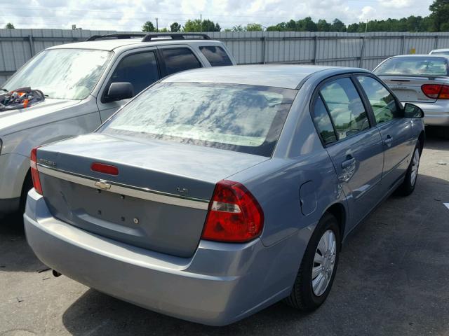 1G1ZS58F57F186366 - 2007 CHEVROLET MALIBU LS BLUE photo 4