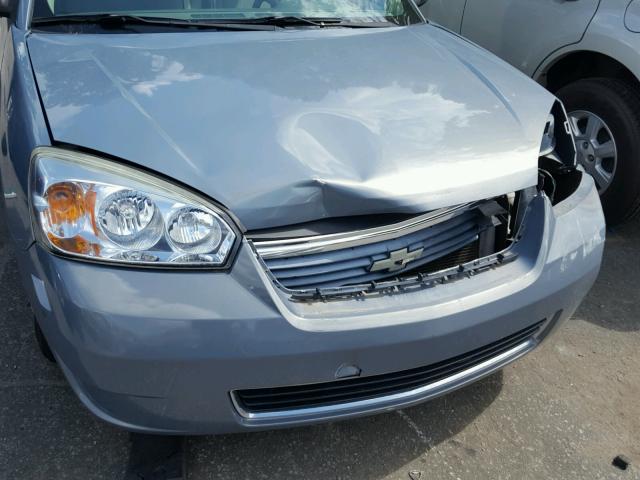 1G1ZS58F57F186366 - 2007 CHEVROLET MALIBU LS BLUE photo 9