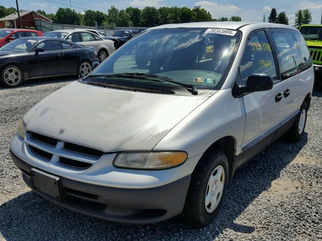 2B4FP25B3YR755847 - 2000 DODGE CARAVAN SILVER photo 2