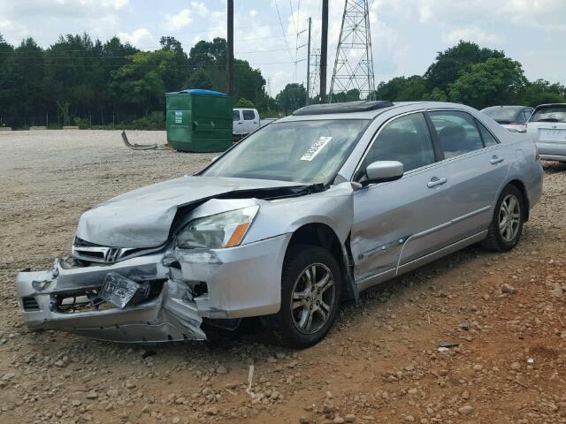 1HGCM56777A115185 - 2007 HONDA ACCORD SILVER photo 2