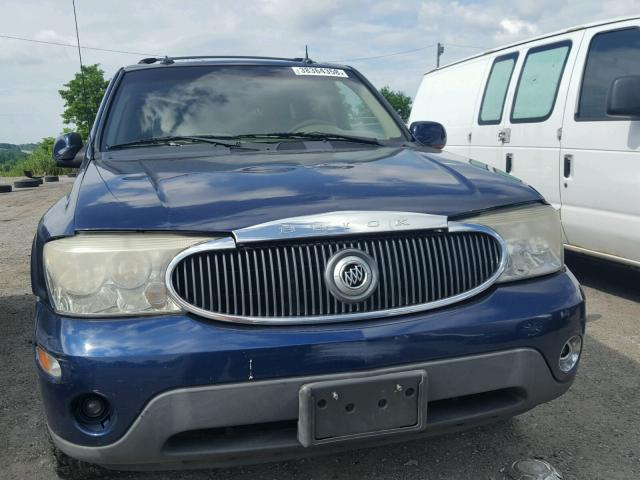 5GADT13S242191590 - 2004 BUICK RAINIER CX BLUE photo 9