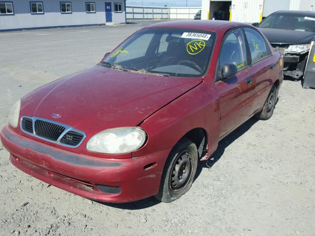 KLATA52691B660365 - 2001 DAEWOO LANOS S მუქწითელი ფოტო 2