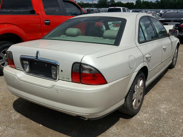 1LNHM87A04Y621598 - 2004 LINCOLN LS თეთრი ფოტო 4