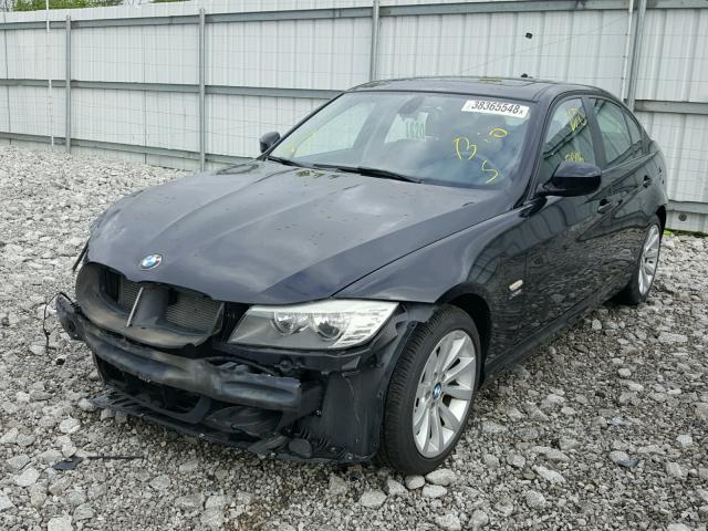 WBAPK7C55BA821386 - 2011 BMW 328 XI BLACK photo 2