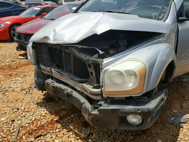 1D4HD58N84F152781 - 2004 DODGE DURANGO LI SILVER photo 9