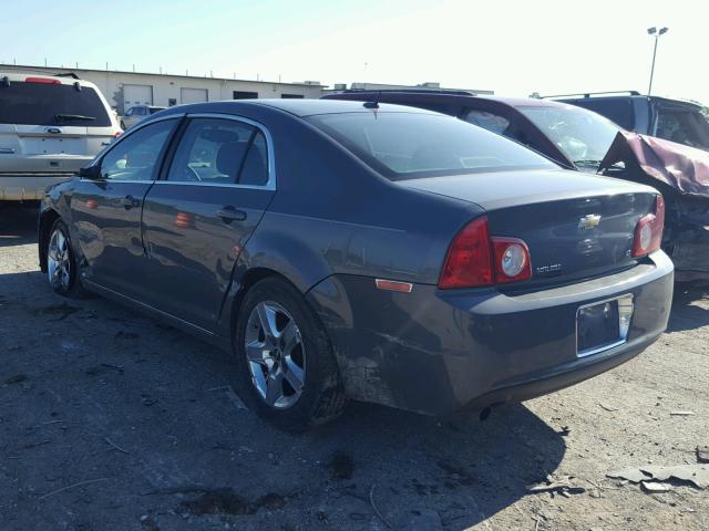1G1ZH57B194210660 - 2009 CHEVROLET MALIBU 1LT GRAY photo 3