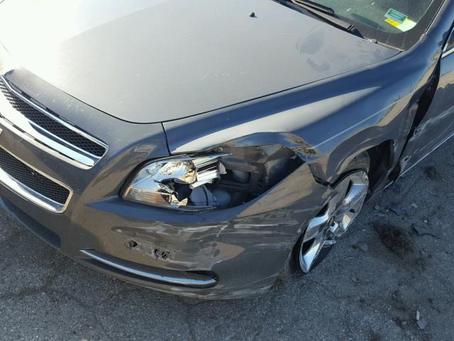 1G1ZH57B194210660 - 2009 CHEVROLET MALIBU 1LT GRAY photo 9
