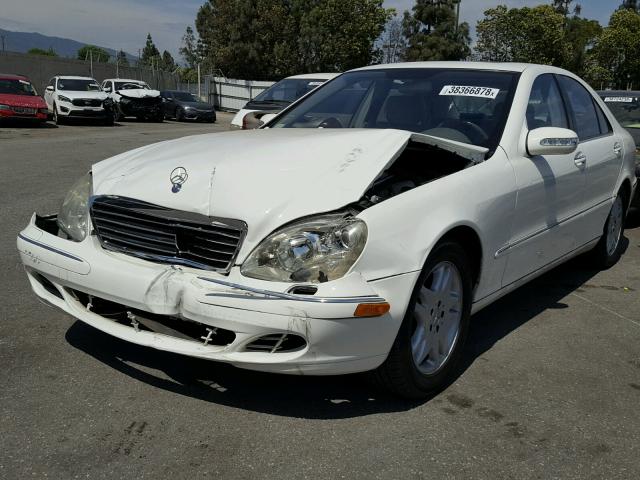 WDBNF67J66A483615 - 2006 MERCEDES-BENZ S 350 WHITE photo 2