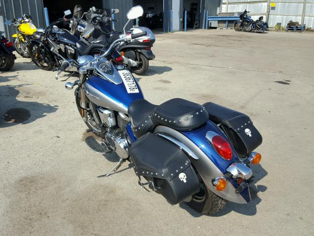 JKAVN2D138A025349 - 2008 KAWASAKI VN900 D BLUE photo 3