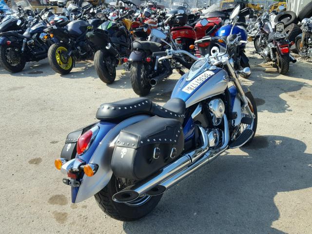 JKAVN2D138A025349 - 2008 KAWASAKI VN900 D BLUE photo 4