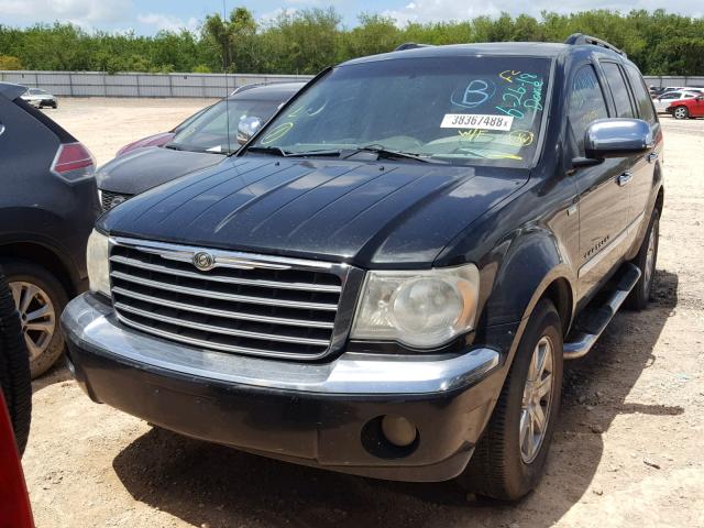1A8HX58N58F154684 - 2008 CHRYSLER ASPEN LIMI BLACK photo 2