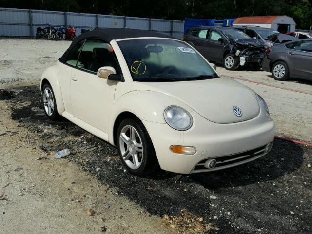 3VWCD31YX4M342661 - 2004 VOLKSWAGEN NEW BEETLE YELLOW photo 1