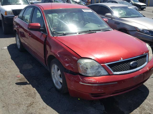 1FAFP23105G160857 - 2005 FORD FIVE HUNDR RED photo 1
