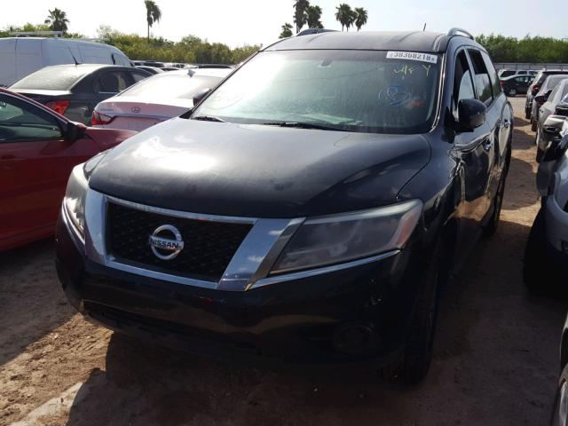 5N1AR2MNXDC635416 - 2013 NISSAN PATHFINDER BLACK photo 2