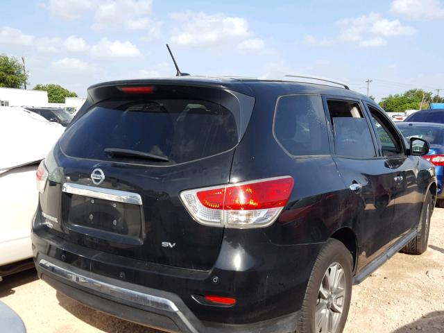 5N1AR2MNXDC635416 - 2013 NISSAN PATHFINDER BLACK photo 4