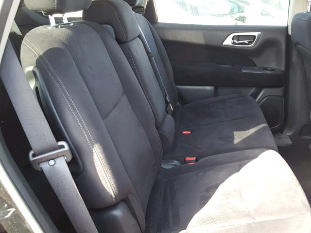 5N1AR2MNXDC635416 - 2013 NISSAN PATHFINDER BLACK photo 6