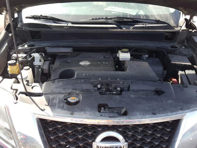 5N1AR2MNXDC635416 - 2013 NISSAN PATHFINDER BLACK photo 7