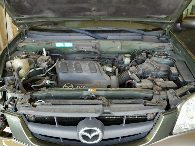 4F2CU08112KM58524 - 2002 MAZDA TRIBUTE LX GREEN photo 7