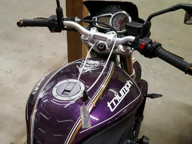 SMTD01NE7CT522446 - 2012 TRIUMPH MOTORCYCLE STREET TRI PURPLE photo 5