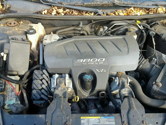 2G2WP522351145602 - 2005 PONTIAC GRAND PRIX შავი ფოტო 7