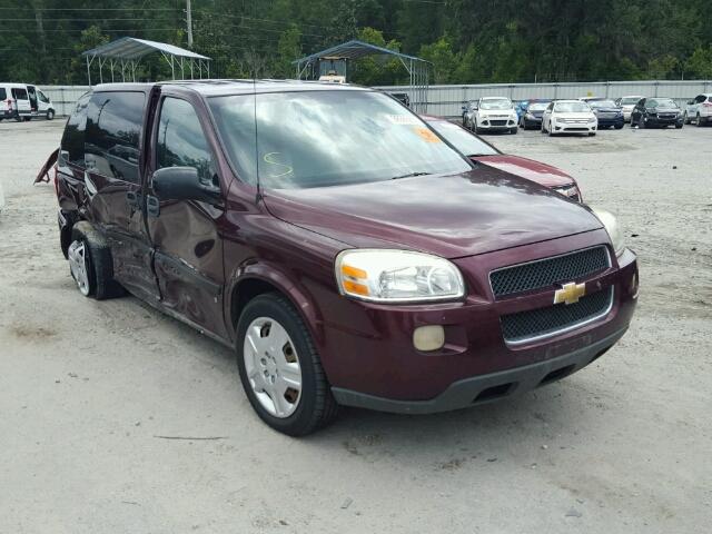 1GNDU23W28D172043 - 2008 CHEVROLET UPLANDER L MAROON photo 1