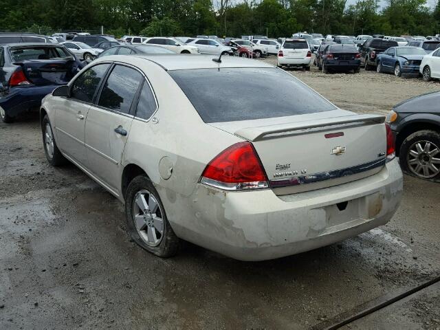 2G1WT58K789185291 - 2008 CHEVROLET IMPALA TAN photo 3