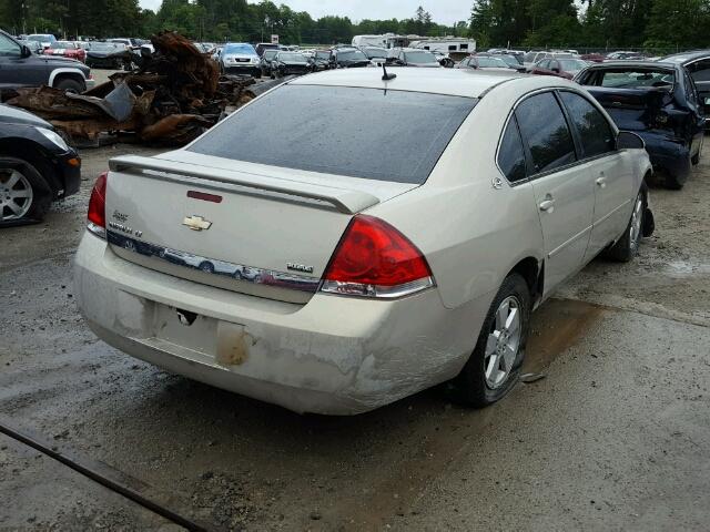 2G1WT58K789185291 - 2008 CHEVROLET IMPALA TAN photo 4