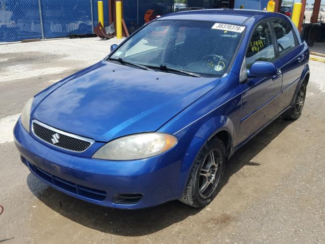 KL5JD66Z56K314165 - 2006 SUZUKI RENO BLUE photo 2