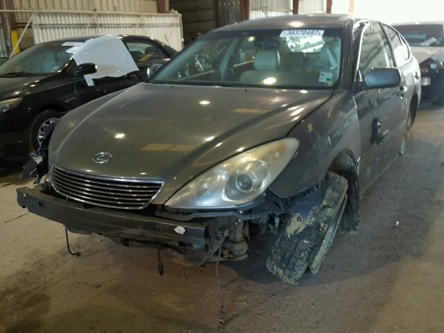 JTHBA30G765176168 - 2006 LEXUS ES 330 GREEN photo 2