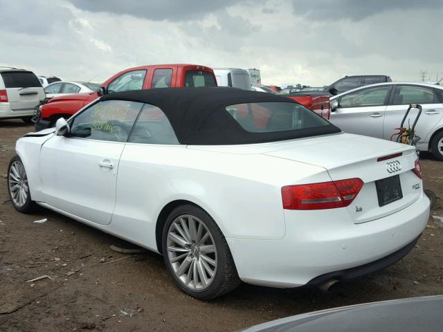 WAUVFAFH7AN024143 - 2010 AUDI A5 PRESTIG WHITE photo 3