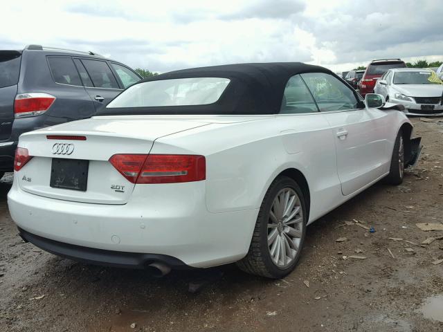 WAUVFAFH7AN024143 - 2010 AUDI A5 PRESTIG WHITE photo 4