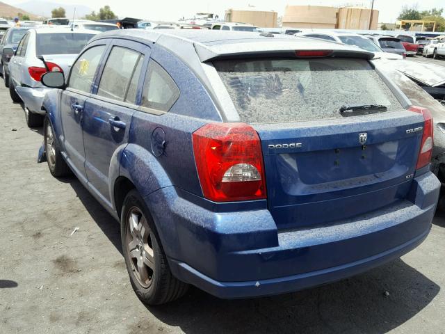 1B3HB48A09D224958 - 2009 DODGE CALIBER SX BLUE photo 3