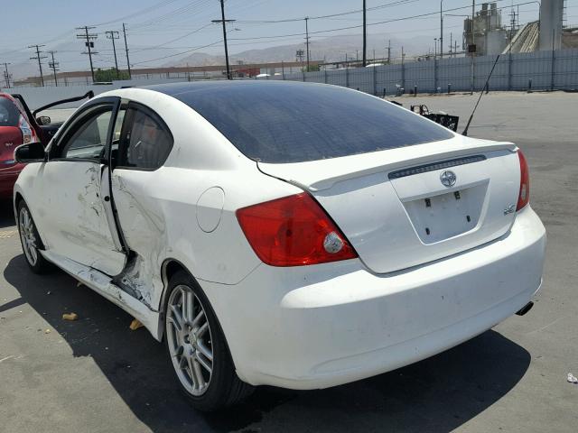 JTKDE177370203480 - 2007 TOYOTA SCION TC 白色 照片 3
