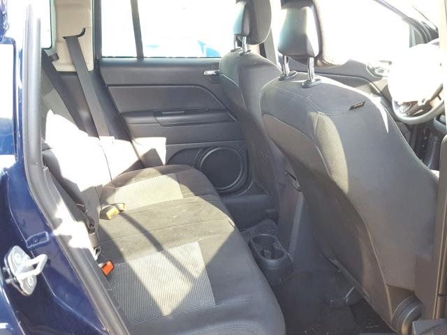 1C4NJCBA1ED865473 - 2014 JEEP COMPASS SP BLUE photo 6