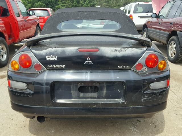 4A3AE75H73E015953 - 2003 MITSUBISHI ECLIPSE SP BLACK photo 9