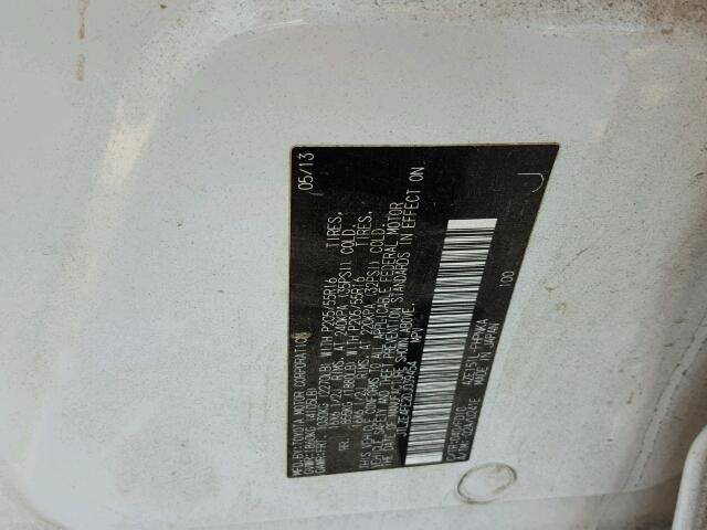 JTLZE4FE2DJ039454 - 2013 TOYOTA SCION XB WHITE photo 10