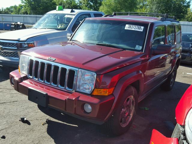 1J8HG48K87C666584 - 2007 JEEP COMMANDER 红色 照片 2